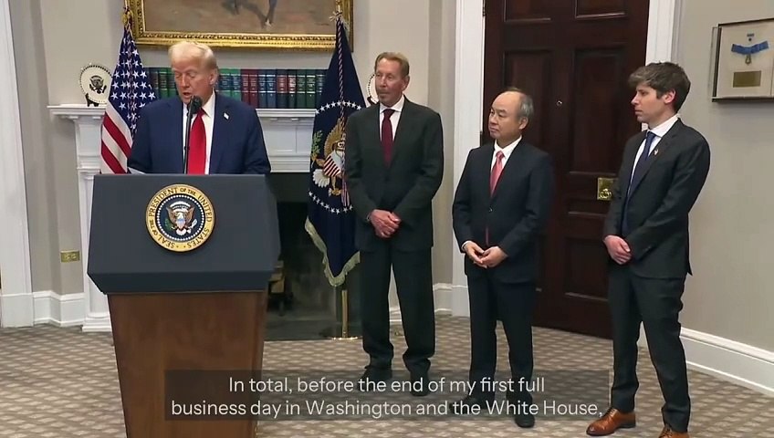 Donald Trump Investasi AI Kepada Open AI Dan Soft Bank Senilai US$500 Miliar