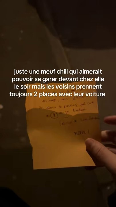 peut-être ils ont peur de faire un créneau je sais pas