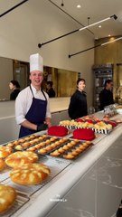 Tasting the delicious fruits pastries from Cedric Grolet Le Meurice. Which one would you like to try the most?