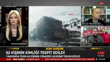 AFAD Bolu'da yanan otelde arama yapıyor | SON DAKİKA KARTALKAYA HABERLERİ