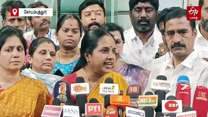 "விஜய் மக்களிடம் ஏதாவது பரபரப்பை ஏற்படுத்த வேண்டுமென நினைக்கிறாரா?" - வானதி சீனிவாசன் கேள்வி!