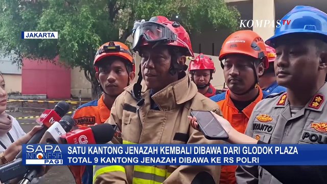Kebakaran Glodok Plaza: RS Polri Periksa 22 Sampel DNA, Pencarian Korban Terus Dilakukan