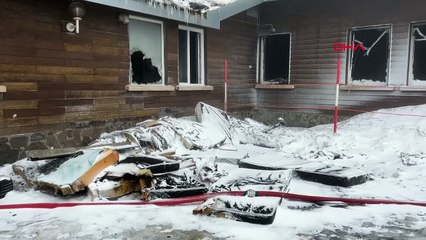 Kartalkaya'da yanan otelin içi görüntülendi, AFAD son kez arama yapacak