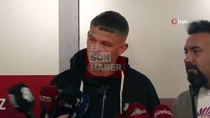 Trabzonspor’un yeni transferi Danylo Sikan, Trabzon’da