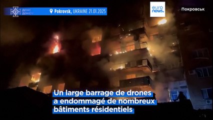 Le Kremlin intensifie son offensive, les frappes visent plusieurs villes ukrainiennes