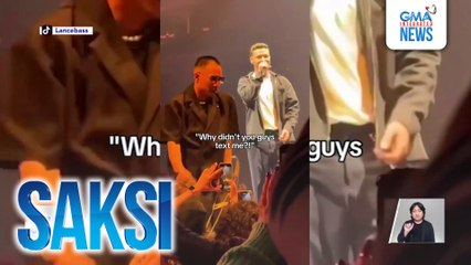 NSYNC members na sina Lance, JC at Chris, sinorpresa si Justin Timberlake sa kanyang concert | Saksi