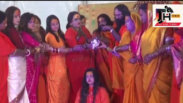 Mamta Kulkarni News: Pind Daan on Sangam bank in Prayagraj, Mamta Kulkarni becomes Mahamandaleshwar of Kinnar Akhara