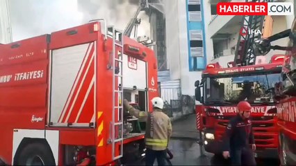 Sultanbeyli'de Tekstil Atölyesi Yangını