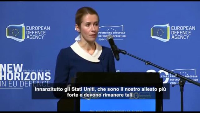 Kallas (Ue): dobbiamo spendere di più per la difesa europea