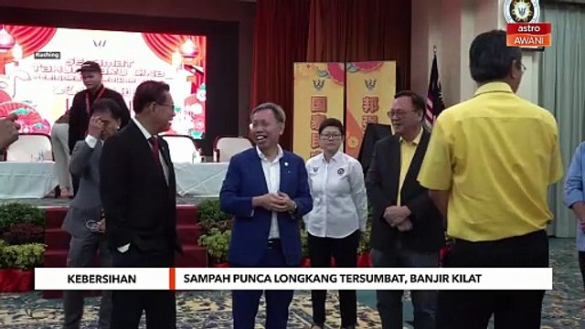 Sampah punca longkang tersumbat, banjir kilat