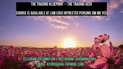 [Download Now]The Trading Blueprint – The Trading Geek [@Ecomkevin] telegram