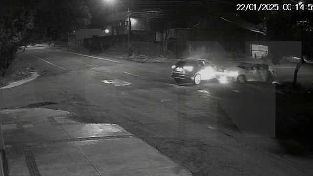 Câmera registra colisão violenta entre carros na Rua Manaus