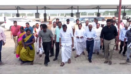 திருச்சி பஞ்சப்பூர் புதிய பேருந்து முனையத்தின் கட்டுமான பணிகள் மும்முரம்  விரைந்து முடிக்க அதிகாரிகளுக்கு ஆலோசனை