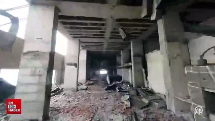 Grand Kartal Otel'in içi FPV dronla görüntülendi