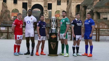 Graham Bean at Six Nations launch in Rome