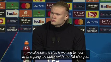 Haaland opens up on Manchester City's 115 charges