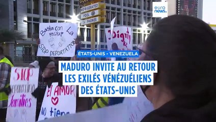 Maduro invite au retour les exilés vénézuéliens des États-Unis