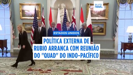 De olho na China, Rubio inaugura política externa de Trump com reunião do "Quad" do indo-pacífico