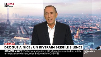 Un riverain d’un quartier de Nice touché par le trafic de drogue témoigne dans "Morandini Live": "On est carrément en prison chez nous. On a la peur au ventre, on baisse les yeux" - Regardez