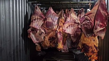 Empresa revendeu 800 toneladas de carne estragada submersa na enchente do RS