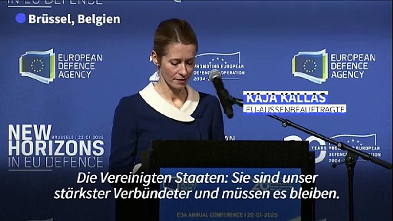 'Trump hat Recht': EU-Außenbeauftragte für mehr Verteidigungsausgaben