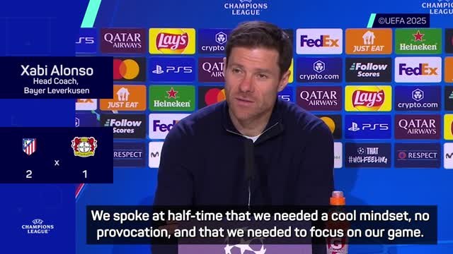 Alonso admits Leverkusen struggled with Atletico's style