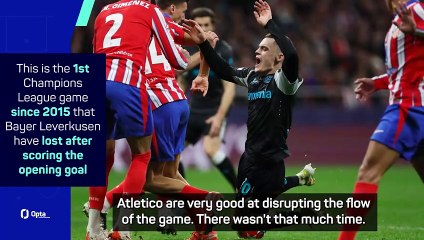 Alonso admits Leverkusen struggled with Atletico's style