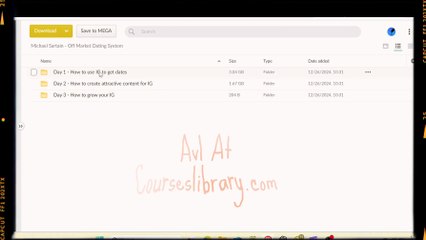 (courseslibrary.com)Michael Sartain - Off Market Dating System