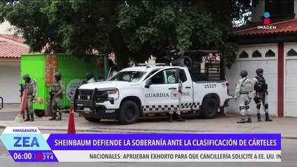 Sheinbaum reitera compromiso de defender la soberanía de México ante decreto de Trump