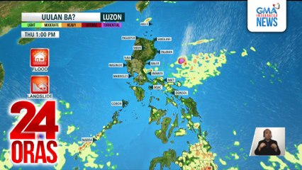 Posibleng magtuloy-tuloy ang mga pag-ulan sa ilang bahagi ng bansa dahil na rin sa epekto ng La Niña -- PAGASA | 24 Oras