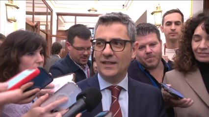 Bolaños, a los pensionistas: "Cuando en febrero vean que su pensión ha bajado, que se acuerden que ha sido el PP en compañía de otros"