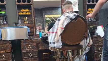 Mum shares amusing footage of son with Tourette Syndrome getting a haircut