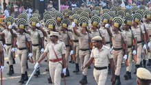 गणतंत्र दिवस की परेड के लिए फुल-ड्रेस रिहर्सल