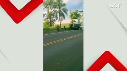 Quatro veículos se envolvem em acidente na BR-369, deixando quatro feridos