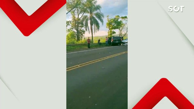 Quatro veículos se envolvem em acidente na BR-369, deixando quatro feridos