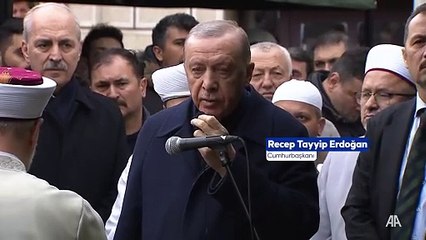 Erdoğan gözyaşlarını tutamadı... 'Benim için oraya geldi'