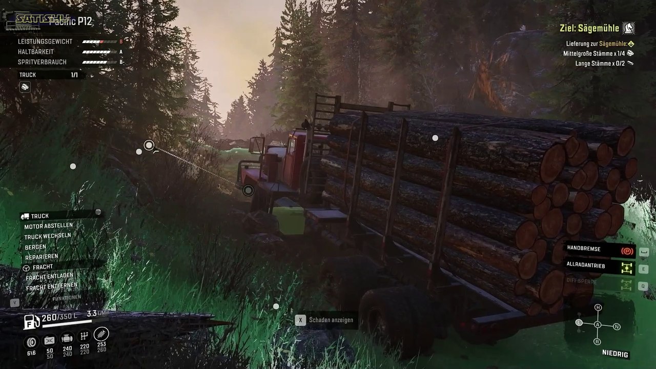 Ziel: Sägewerk (die zweite Ladung geschafft) | SnowRunner | Ep. 14