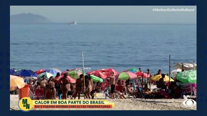 Clima no Brasil é marcado por altas temperaturas e fortes chuvas | Melhor da Noite