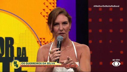 Treinamento militar: repórter faz curso de sobrevivência | Melhor da Noite