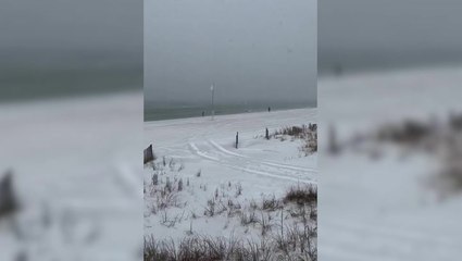 Watch 'history in the making' as rare winter storm sweeps across US states