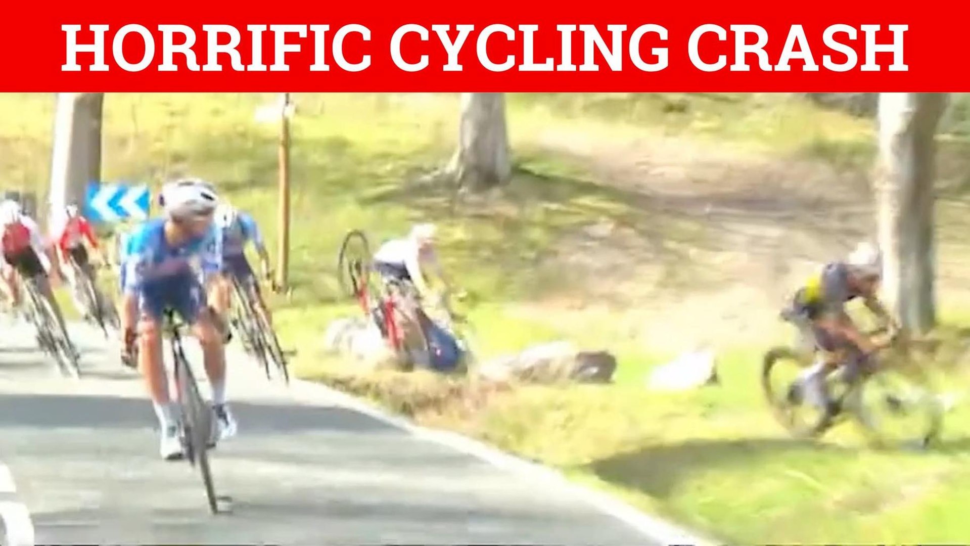 Video of cyclist Jonas Vingegaard?s terrible crash in La Itzulia