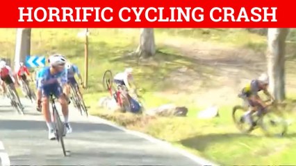 Video of cyclist Jonas Vingegaard’s terrible crash in La Itzulia