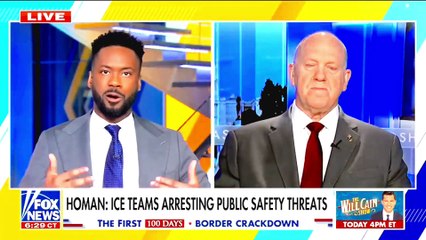 Border Czar Tom Homan when asked what someone would have to do to get a visit from ICE:   "Be in the country illegally."