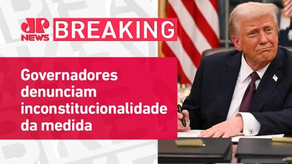 Estados acionam Donald Trump por restrição a cidadania para imigrantes | BREAKING NEWS