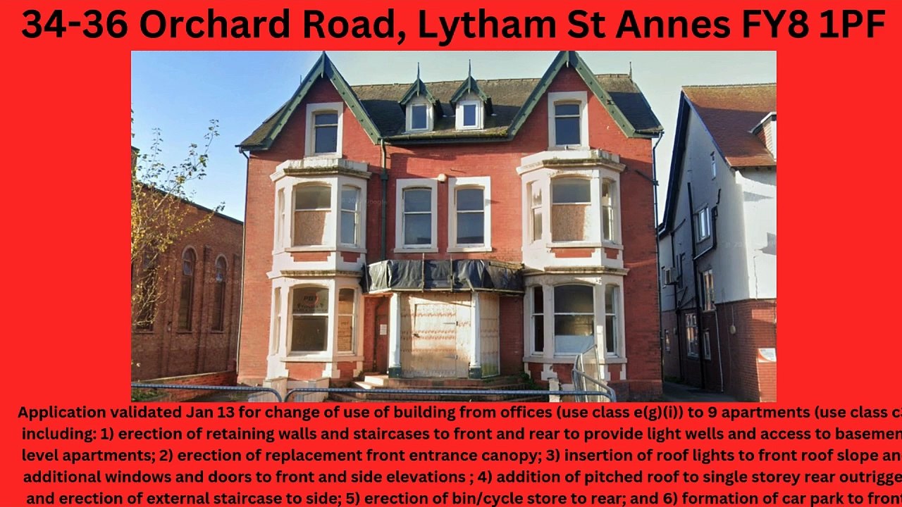 Blackpool & Fylde planning (13/1-19/1)