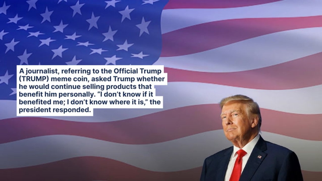 Trump Memecoin Regains Momentum, Rallies 22% As The President Calls Billions Earned Through The Venture As 'Peanuts'