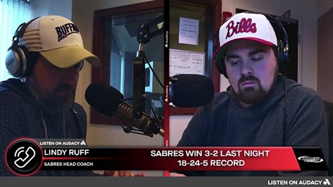 Lindy Ruff on Sabres Intense Morning Skate