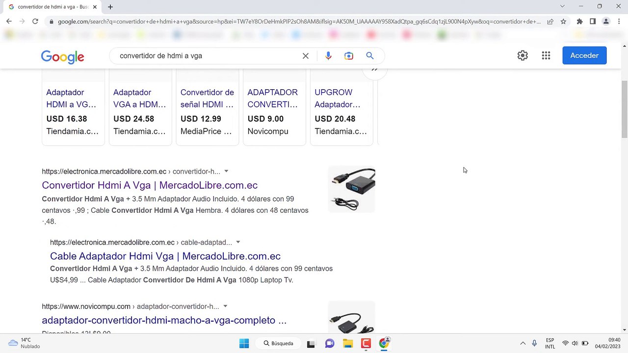 Como Conectar Laptop HDMI a monitor VGA