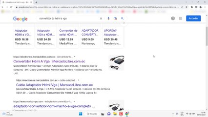 Como Conectar Laptop HDMI a monitor VGA