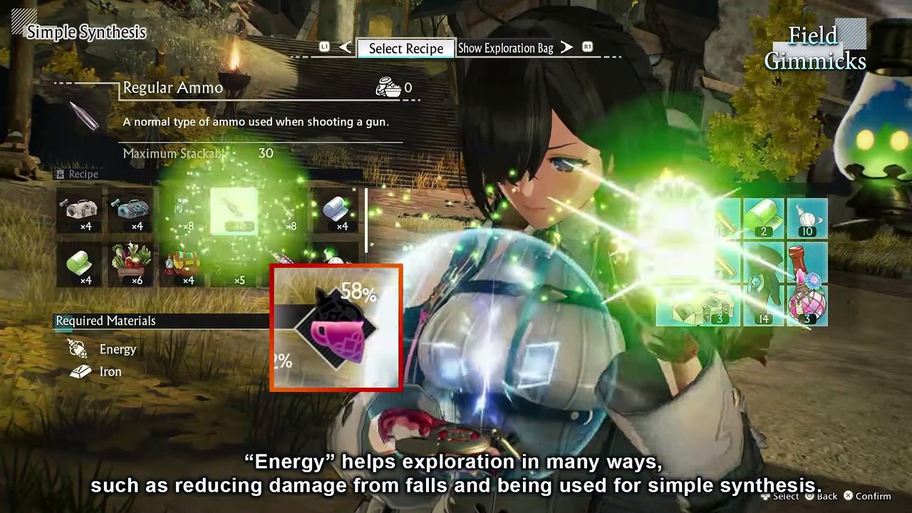 Atelier Yumia - il sistema di gioco